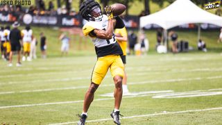 Steelers' George Pickens is The Reason Calvin Austin III Broke Open For Huge 72-Yard Touchdown (Steelers News). Photo by Jordan Schofield / Steeler Nation (X: JSKO_PHOTO)